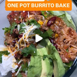 30g Protein One Pot Burrito Bake