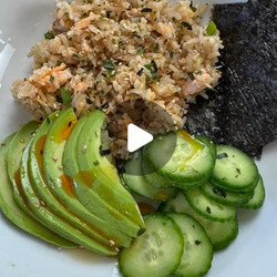 Salmon And Rice In The Rice Cooker