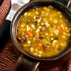 Ground Beef Barley Soup