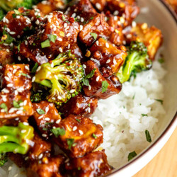 Crispy Baked Teriyaki Tofu