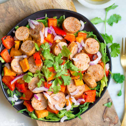 Grilled Sausage And Sweet Potato Salad