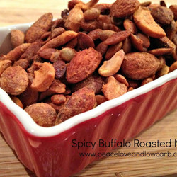 Spicy Buffalo Roasted Nuts