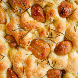 Wild Garlic &amp; Rosemary Focaccia