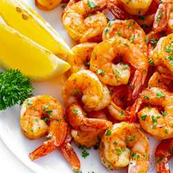 Air Fryer Shrimp (8 Minutes Total!)