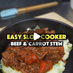 Basic Slow-cooked Beef &amp; Carrot Stew