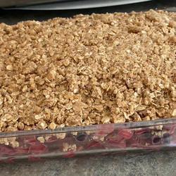 Rhubarb Crumble