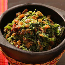 Sicilian-style Broccoli Rabe With Eggplant And Capers Recipe