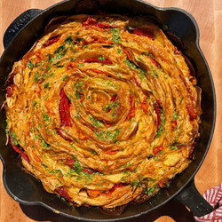 Breakfast Veggie Crinkle Cake