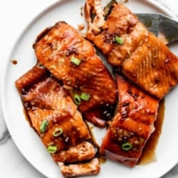 Honey Garlic Soy Glazed Salmon