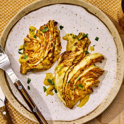 Honey-mustard Roasted Cabbage Wedges