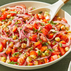 Chickpea Salad With Sumac Onions
