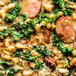 White Bean Sausage Skillet