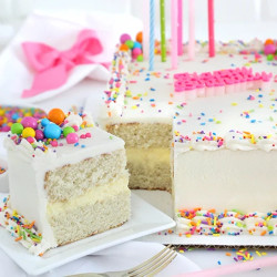 Costco Vanilla Sheet Cake (copycat Recipe)