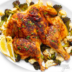 Spatchcock Chicken (crispy &amp; Juicy!)