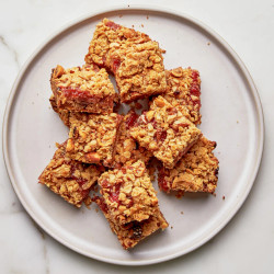 Rhubarb–brown Butter Bars