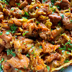 One Pan Chicken And Cabbage