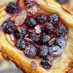 Easy Blueberry Puff Pastry Tarts