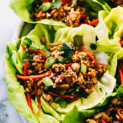 Asian Turkey Lettuce Wraps