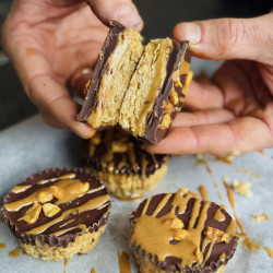 Chocolate Peanut Butter Oat Cups