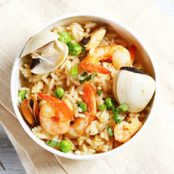 Seafood Risotto With Shrimp and Scallop Recipe