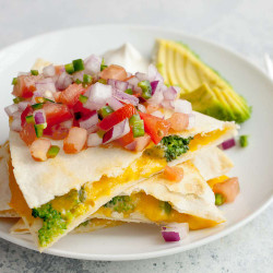 Broccoli And Cheddar Quesadillas