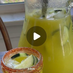 Cucumber Pineapple Agua Fresca