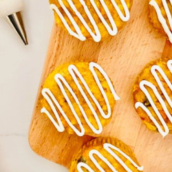 Healthy Carrot Cake Muffins