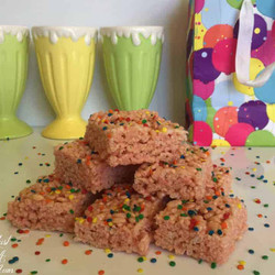 Marshmallow Rice Bubble Slice