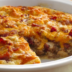 Impossible Cheeseburger Pie