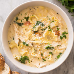 White Lasagna Soup