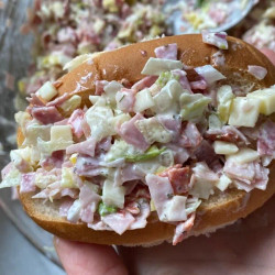 Chopped Italian Finger Sandwiches