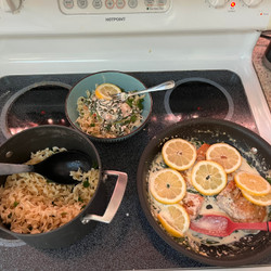 Creamy Lemon Chicken with Noods