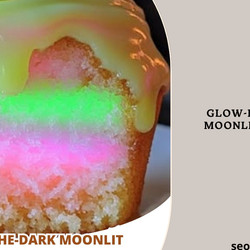 Glow-in-the-dark Moonlit Cupcakes