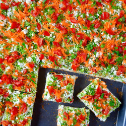 Crescent Roll Veggie Bars