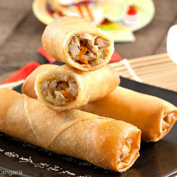 (To try) (Lunch) Chicken Spring Rolls