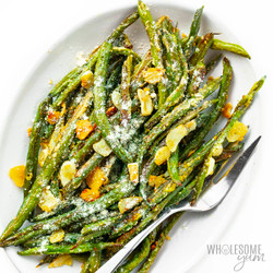 Roasted Green Beans Recipe (garlic &amp; Parmesan)