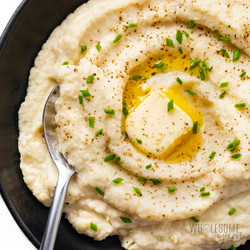 Mashed Cauliflower (easy &amp; Creamy)