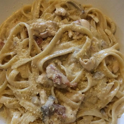 Homemade Chicken Fettuccine