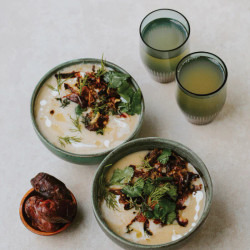 Cremige Topinambursuppe - vegan