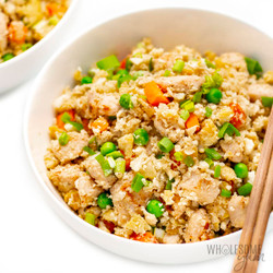 Cauliflower Chicken Fried Rice (30 Min!)