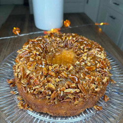 Pecan Pie Upside Down Cake