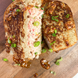 Crab Rangoon Grilled Cheese