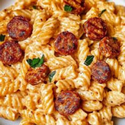 Cajun Smoked Sausage Alfredo Pasta Recipe