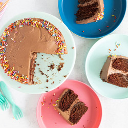 Healthy Chocolate Cake (lower Sugar)