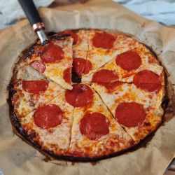 High Protein Cottage Cheese Pizza Crust (keto, Gluten Free)