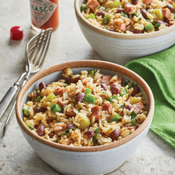 Copy of Cajun Beans &amp; Rice With Kielbasa