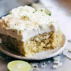 Coconut Soaked Lime Cake
