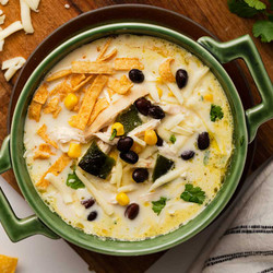 Creamy Chicken Poblano Soup