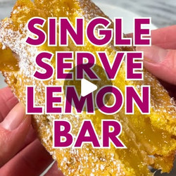 Single Serve Lemon Bar