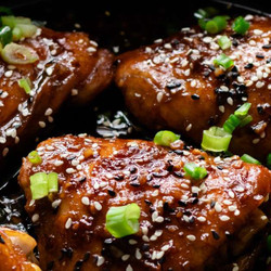 Garlic Ginger Soy Braised Chicken